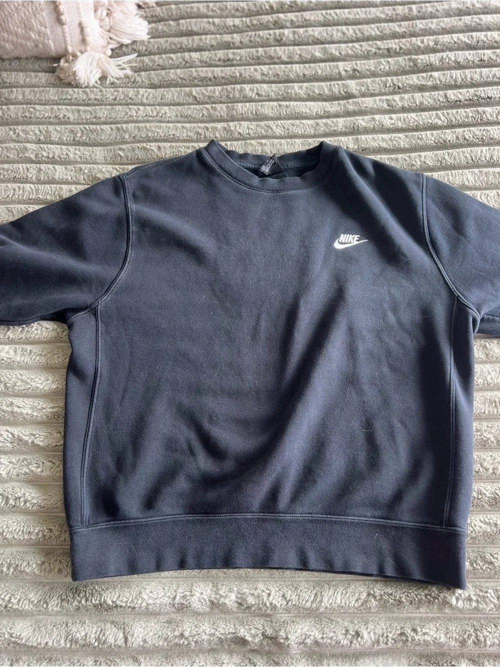 Nike Unisex Crewneck Sweatshirt Black Size Medium